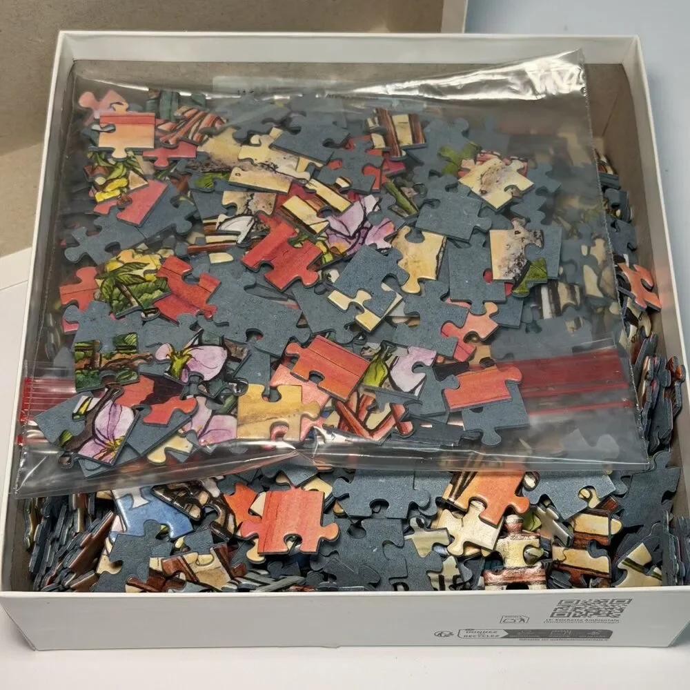 Wonder Forge Don't Disturb the Plovers 1000 Piece Jigsaw Puzzle Beach Nature